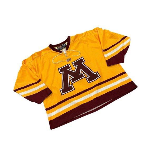 Vintage 2005-2006 Easton Minnesota Golden Gophers Alternate Hockey Jersey 2XL - Picture 3 of 6